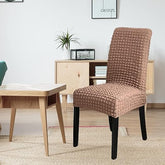 Bubble Style Fitted Chair Cover Khaki