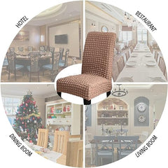 Bubble Style Fitted Chair Cover Khaki