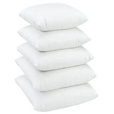 Pack of 5 White Filled Cushions FC 2