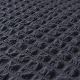 Ruffled Premium Bubble Sofa Cover Light Dark Gray