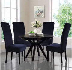 Imported Mash Fitted Chair Cover Blue