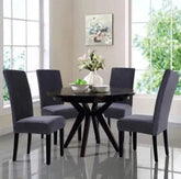 Imported Mash Fitted Chair Cover Gray