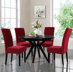Imported Mash Fitted Chair Cover Maroon