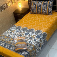 4 Pcs Single Pair Bedsheets (2x single bed sheets) 8870