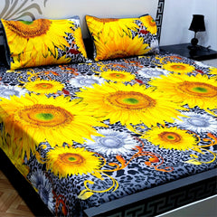 Cotton Satin King Size Bed Sheet STN 034