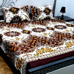 Cotton Satin King Size Bed Sheet STN 040