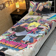 4 Pcs KIDS Single Pair Bedsheets (2x single bed sheets) KIDS 753