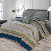 7 Pcs Comforter Set King Size Design KCC 95