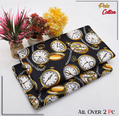 2 Piece – Cotton Digital Print Suit ( Design LS119)