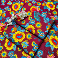 2 Piece – Cotton Digital Print Suit ( Design LS154)