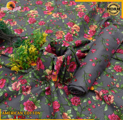 2 Piece – Cotton Digital Print Suit ( Design LS153)