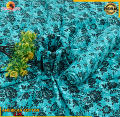 2 Piece – Cotton Digital Print Suit ( Design LS151)