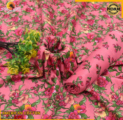 2 Piece – Cotton Digital Print Suit ( Design LS200)