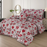 7 Pcs Comforter Set King Size Design KCC 00343