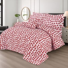 7 Pcs Comforter Set King Size Design KCC 00347