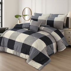 7 Pcs Comforter Set King Size Design KCC 00354