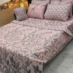 7 Pcs Comforter Set King Size Design KCC 00389