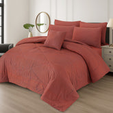 7 Pcs Comforter Set King Size Design KCC 00412