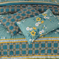 7 Pcs Comforter Set King Size Design KCC 00407