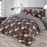 7 Pcs Comforter Set King Size Design KCC 00396