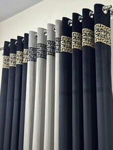 Velvet Executive Curtain – Premium Top Border Applique Design | 92x54 Inches