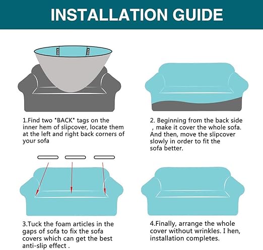 Velvet Stuff Zebra Style Premium Sofa Cover - Blue