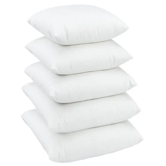 Pack of 5 White Filled Cushions FC 1