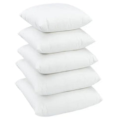 Pack of 5 White Filled Cushions FC 1
