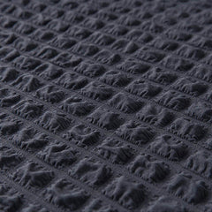 Ruffled Premium Bubble Sofa Cover Light Dark Gray