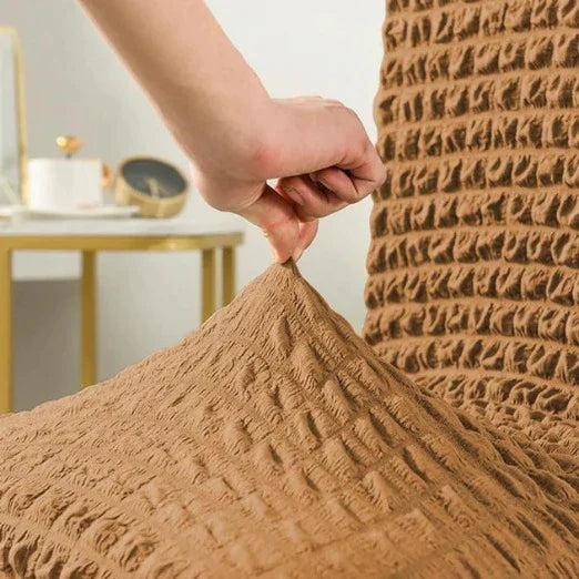 Premium Bubble Frilled Chair Cover Cooper