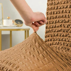 Premium Bubble Frilled Chair Cover Cooper