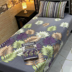 4 Pcs Single Pair Bedsheets (2x single bed sheets) 8874