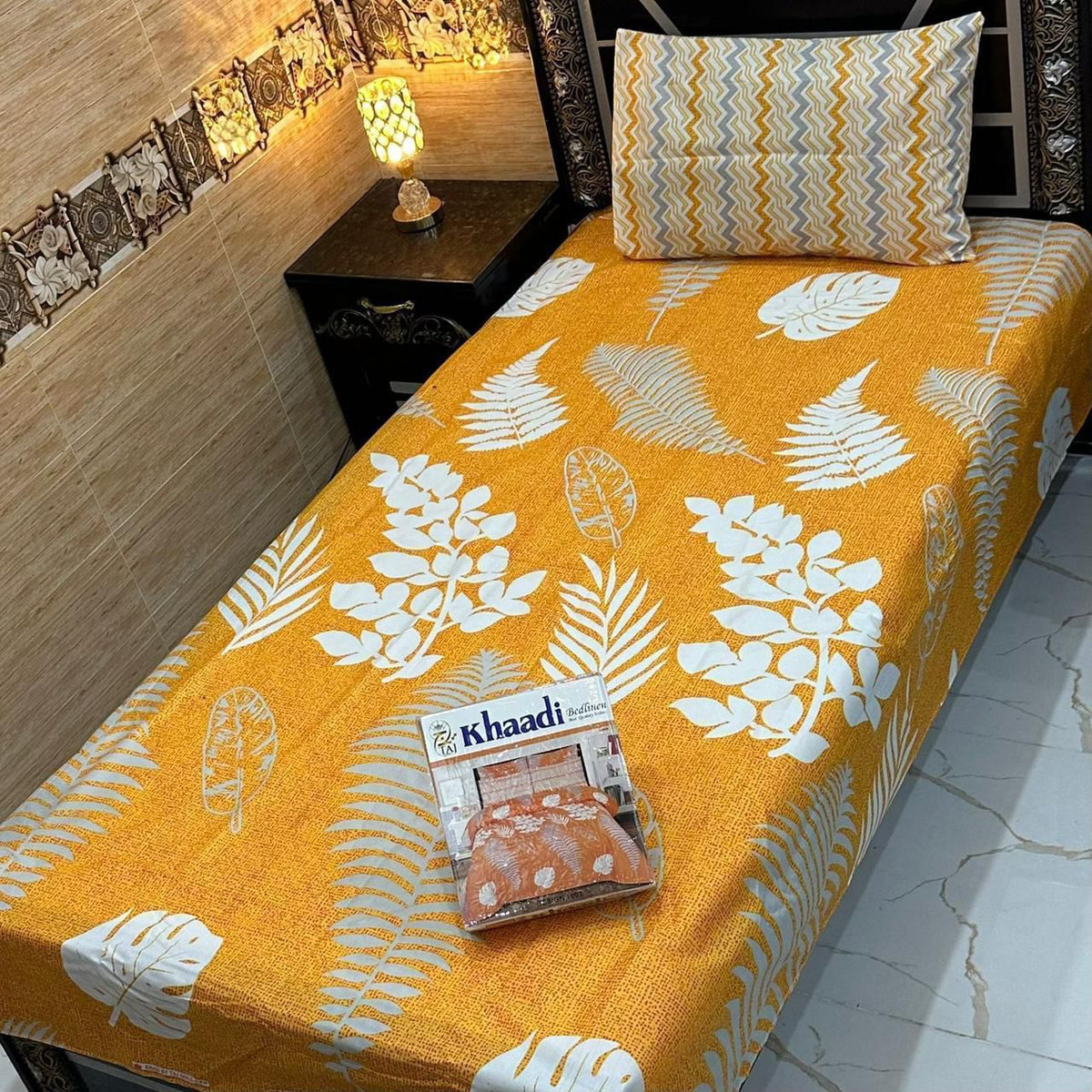 4 Pcs Single Pair Bedsheets (2x single bed sheets) 8864