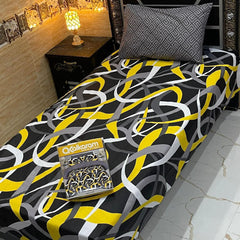 4 Pcs Single Pair Bedsheets (2x single bed sheets) 8863