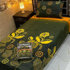 4 Pcs Single Pair Bedsheets (2x single bed sheets) 8855