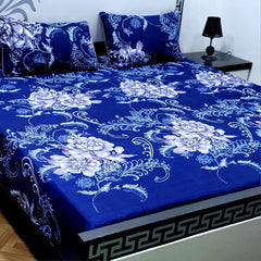 Cotton Satin King Size Bed Sheet STN 018