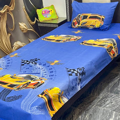 4 Pcs KIDS Single Pair Bedsheets (2x single bed sheets) KIDS 774