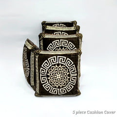 5 Pcs Velvet Jaquard Cushion covers csn 069