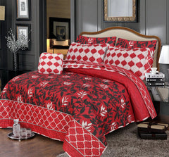 7 Pcs Comforter Set King Size Design KCC 100