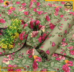 2 Piece – Cotton Digital Print Suit ( Design LS150)