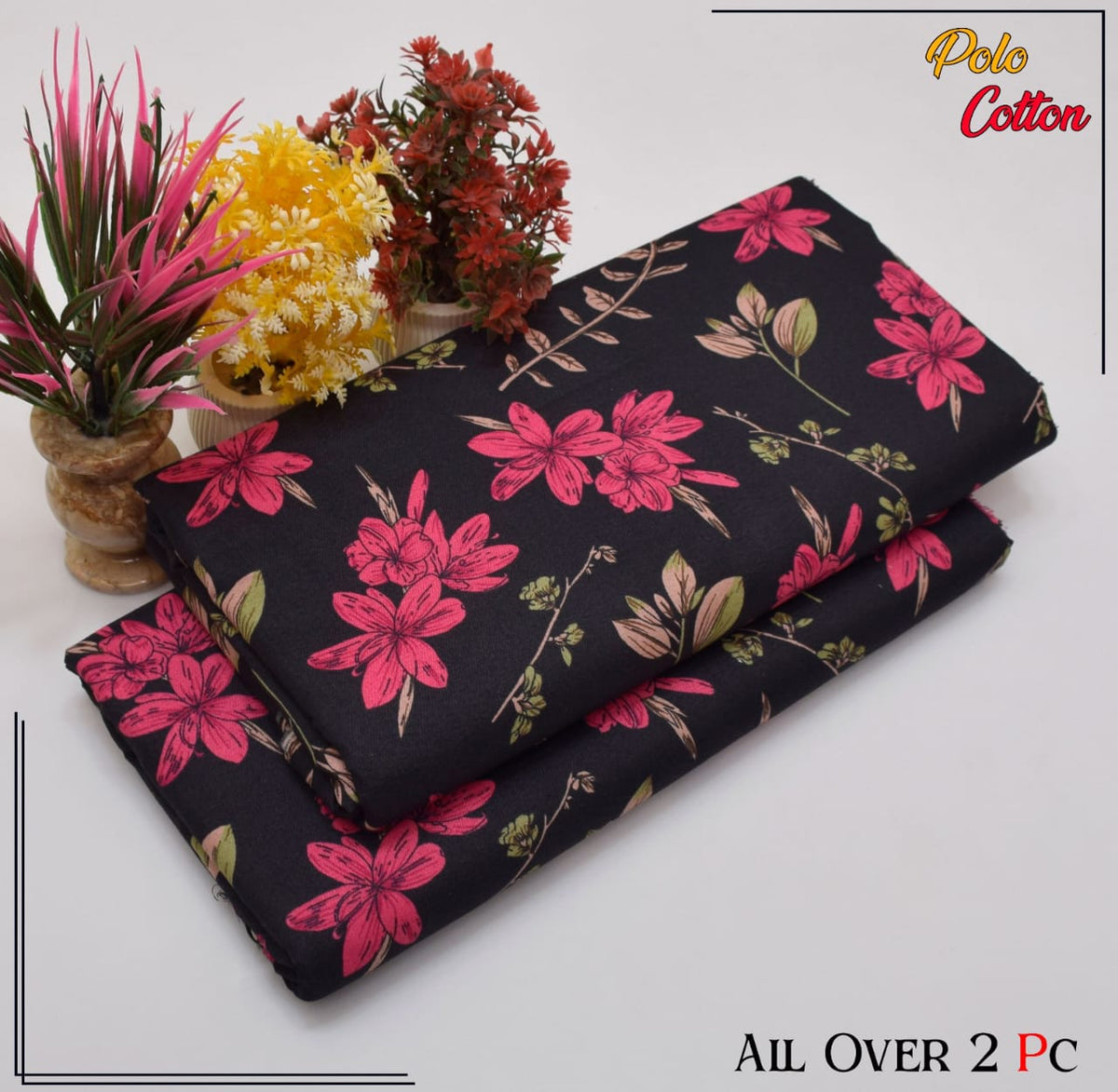 2 Piece – Cotton Digital Print Suit ( Design LS170)