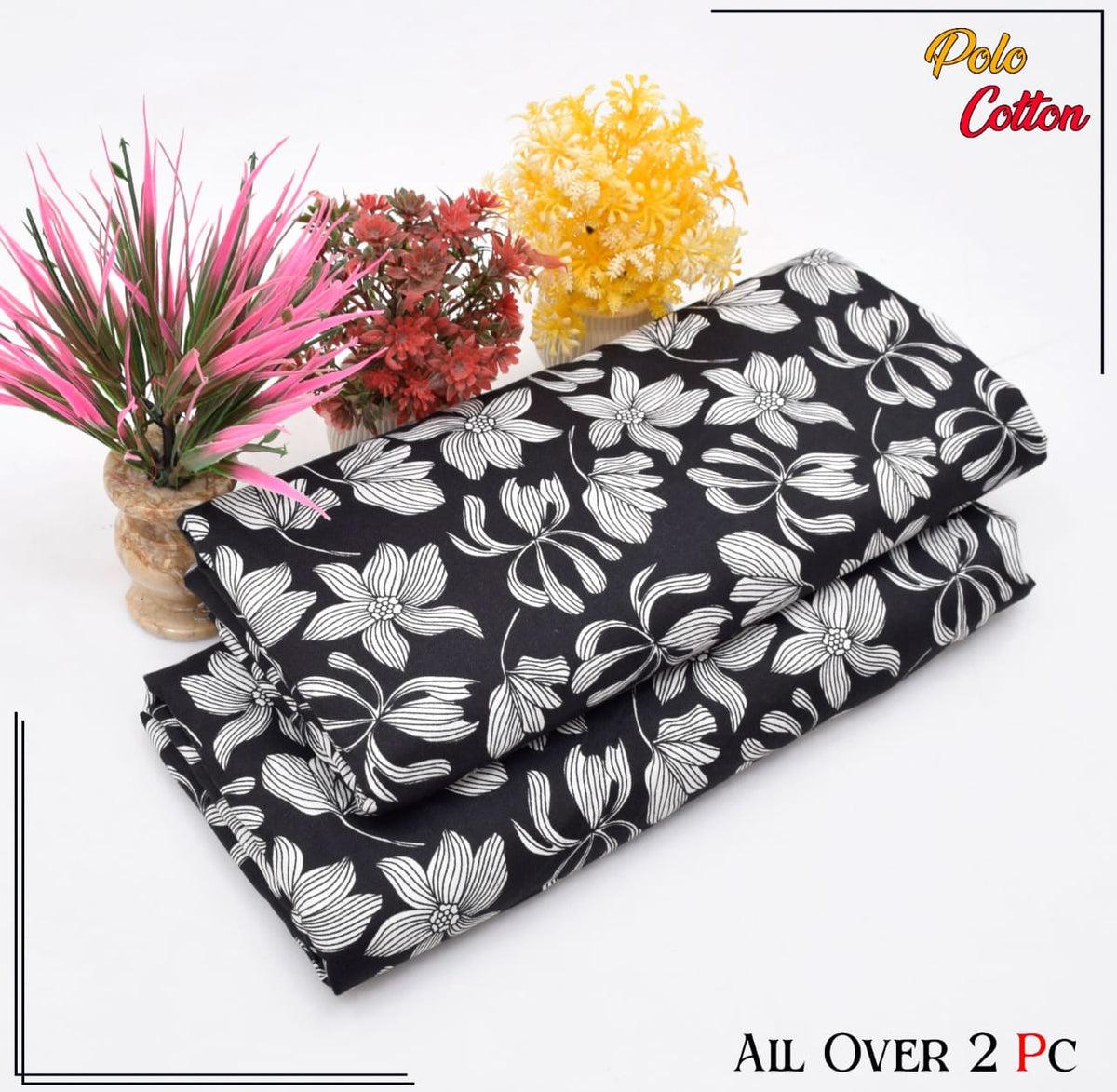 2 Piece – Cotton Digital Print Suit ( Design LS187)