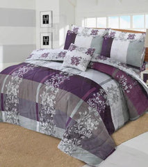 7 Pcs Comforter Set King Size Design KCC 00355