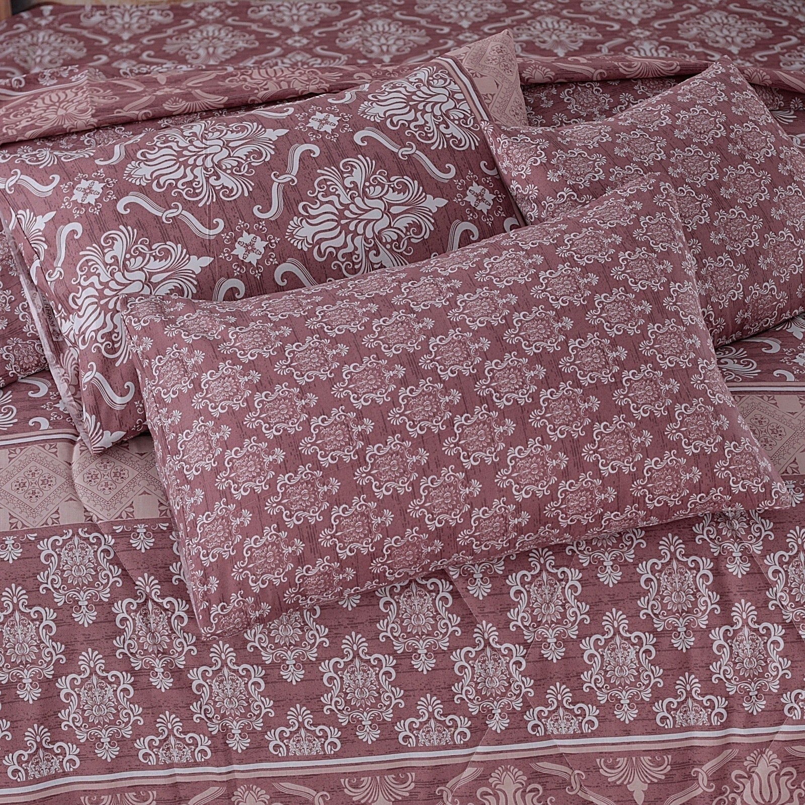 7 Pcs Comforter Set King Size Design KCC 00323