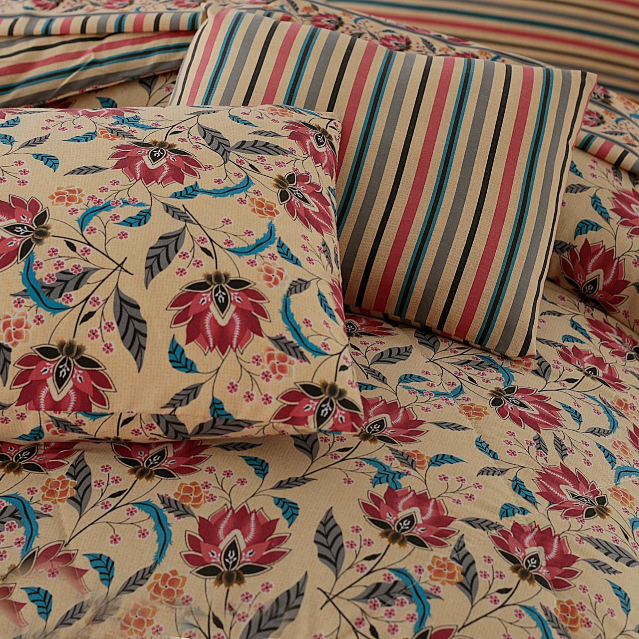 7 Pcs Comforter Set King Size Design KCC 00337