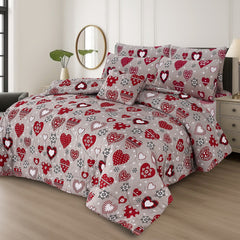 7 Pcs Comforter Set King Size Design KCC 00343