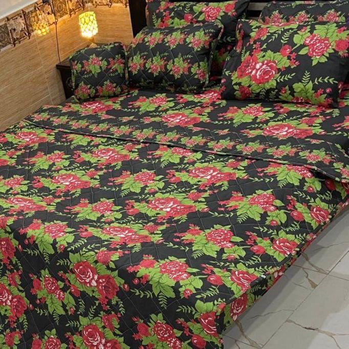 7 Pcs Comforter Set King Size Design KCC 00374