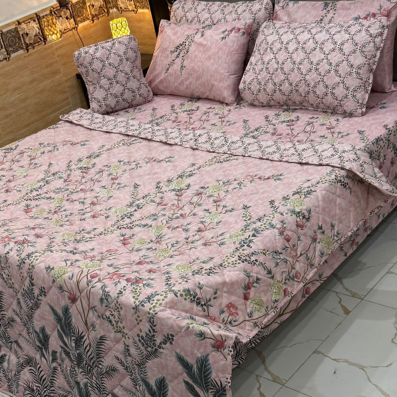 7 Pcs Comforter Set King Size Design KCC 00389