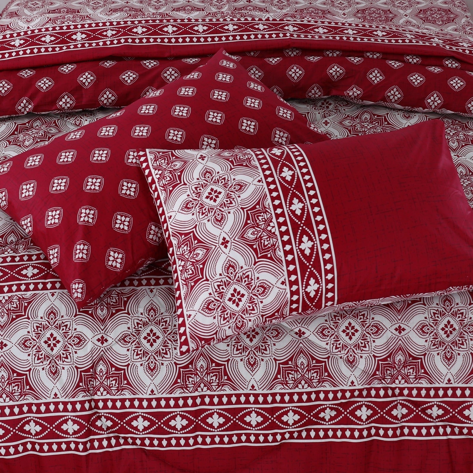 7 Pcs Comforter Set King Size Design KCC 00406