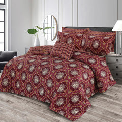 7 Pcs Comforter Set King Size Design KCC 00403